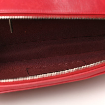 Chanel Lambskin Large Coco Boy Camera Case Red 5 of 11