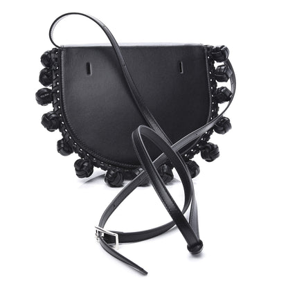 Loewe Calfskin Heel Knots Crossbody Bag Black 2 of 12