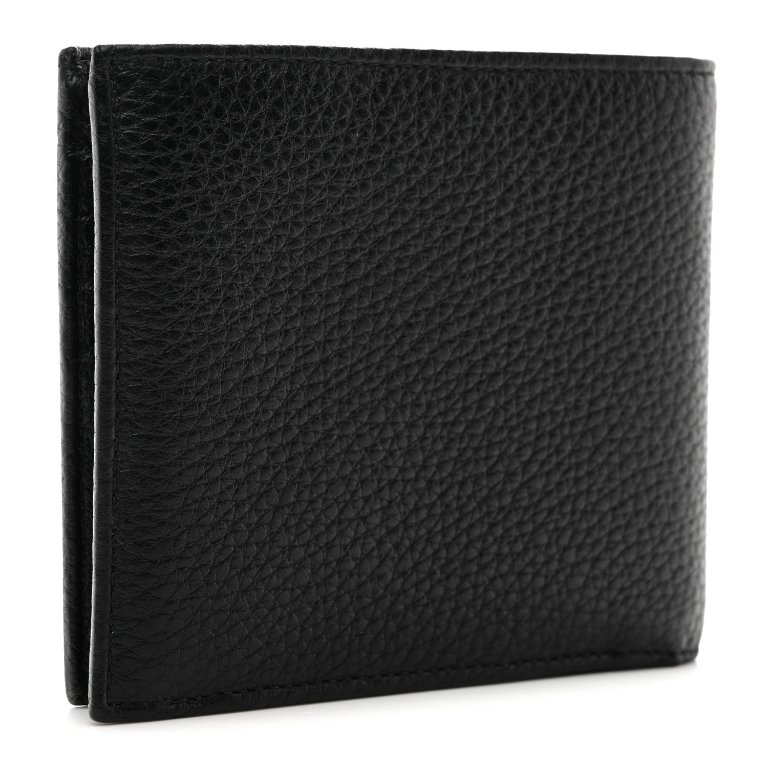Prada Vitello Grain Bi-Fold Wallet Black 3 of 7