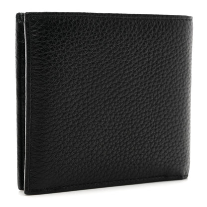 Prada Vitello Grain Bi-Fold Wallet Black 3 of 7