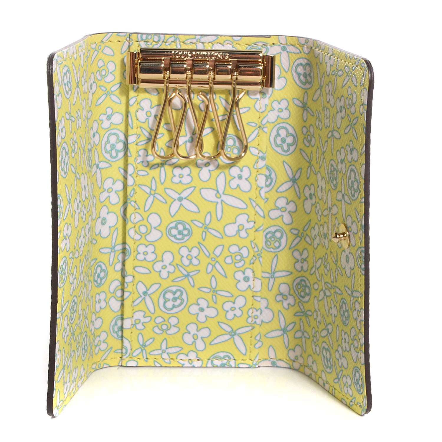 Louis Vuitton Monogram 4 Key Fleuri Multicles Vert 7 of 8