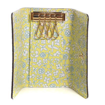 Louis Vuitton Monogram 4 Key Fleuri Multicles Vert 7 of 8