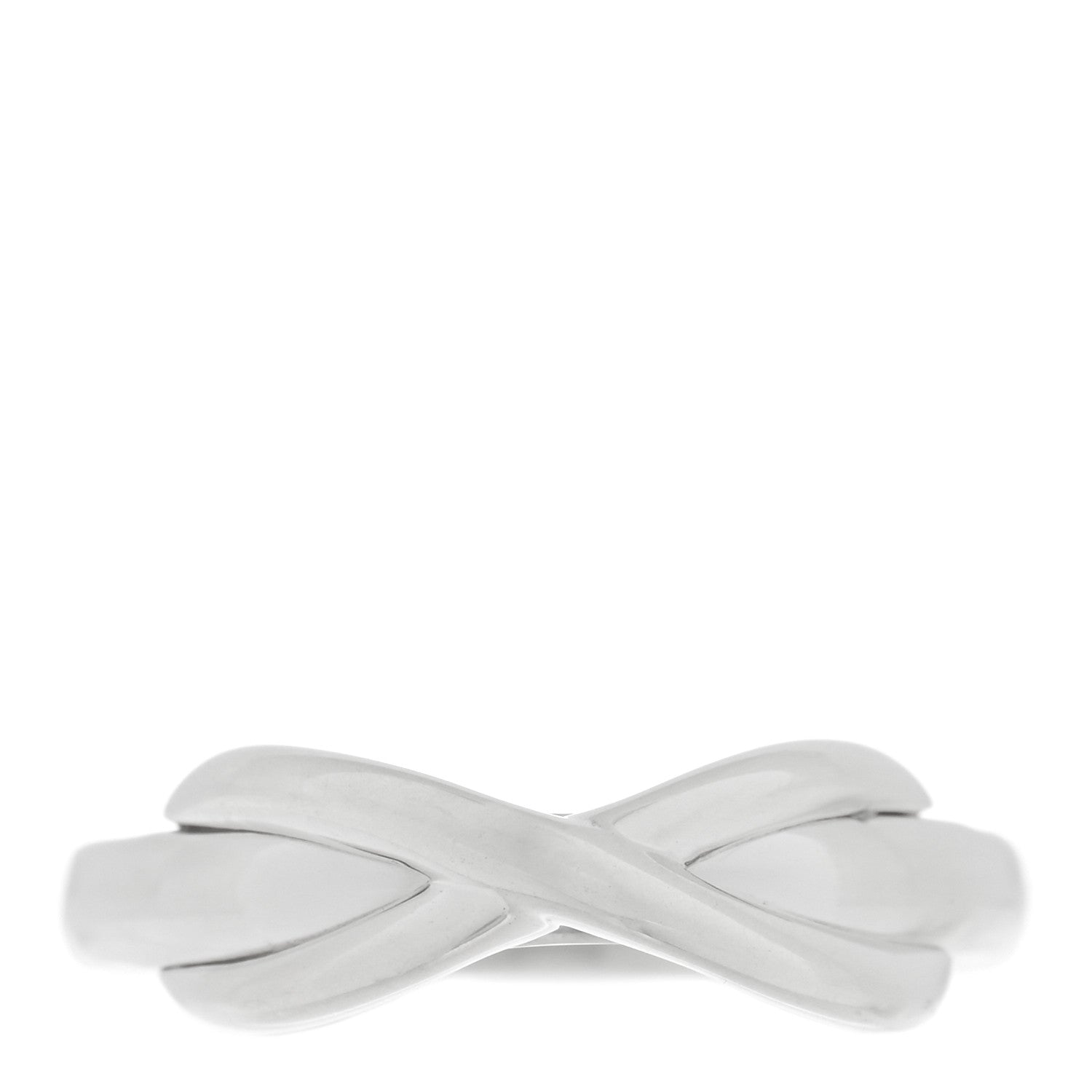 Tiffany Sterling Silver Infinity Ring 45 3.25 1 of 4