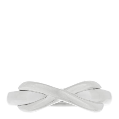 Tiffany Sterling Silver Infinity Ring 45 3.25 1 of 4