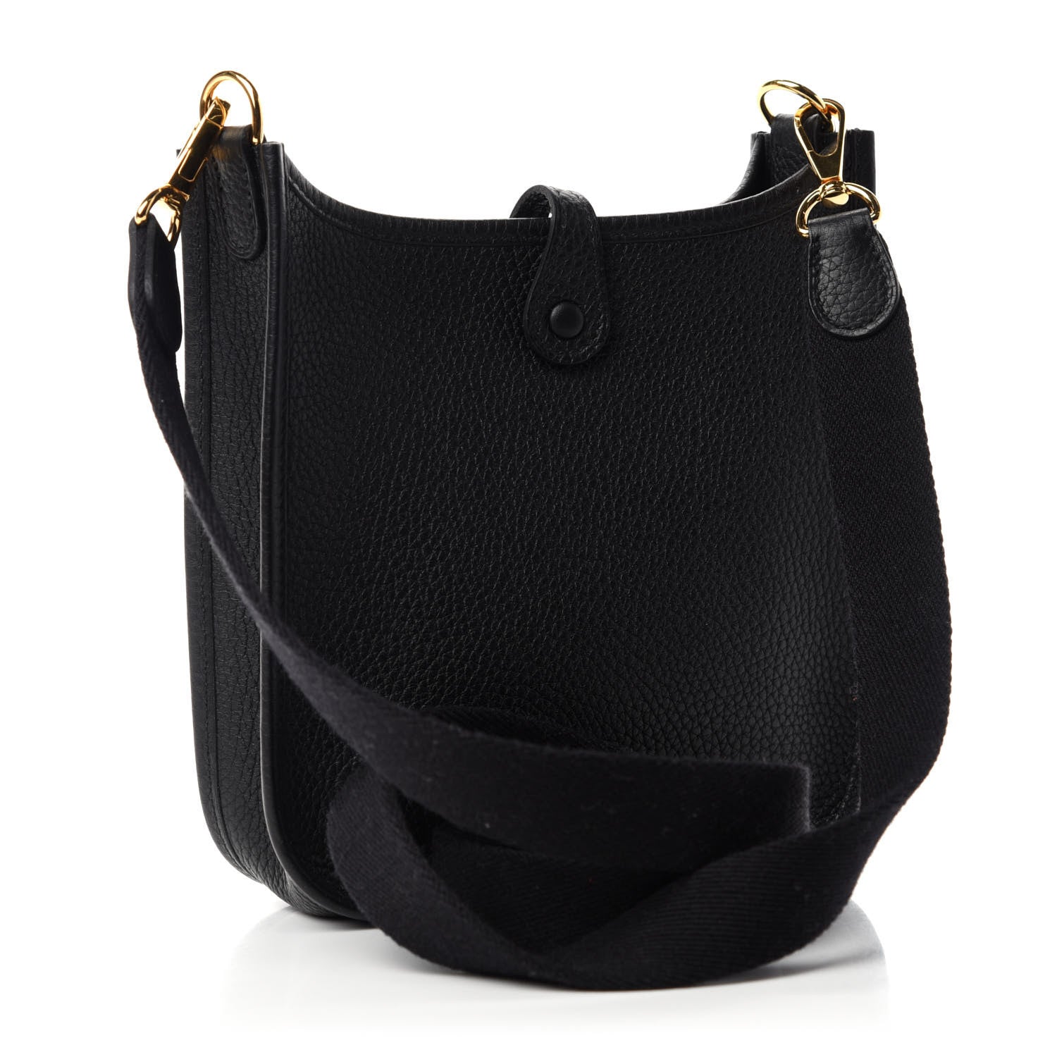 Hermes Taurillon Clemence Evelyne TPM Black 3 of 11