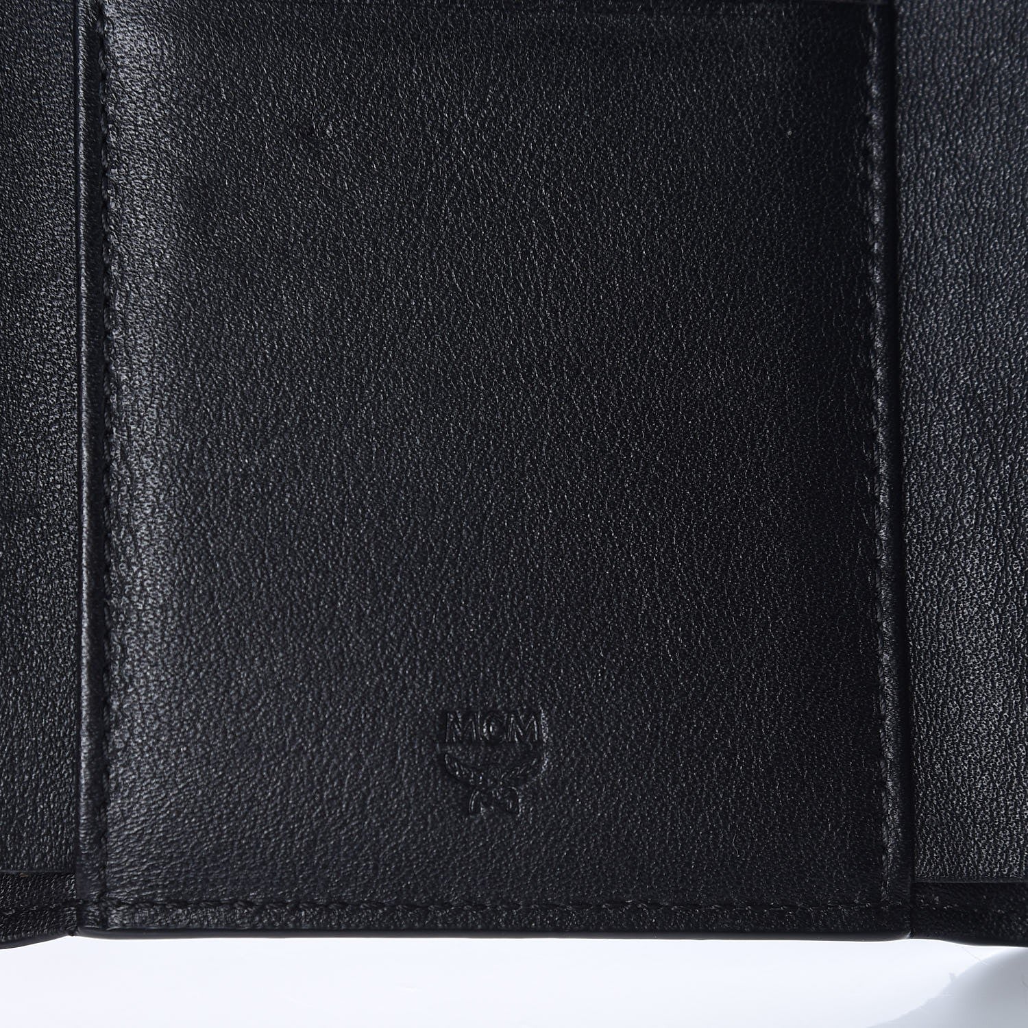 MCM Visetos Compact Wallet Black 6 of 9