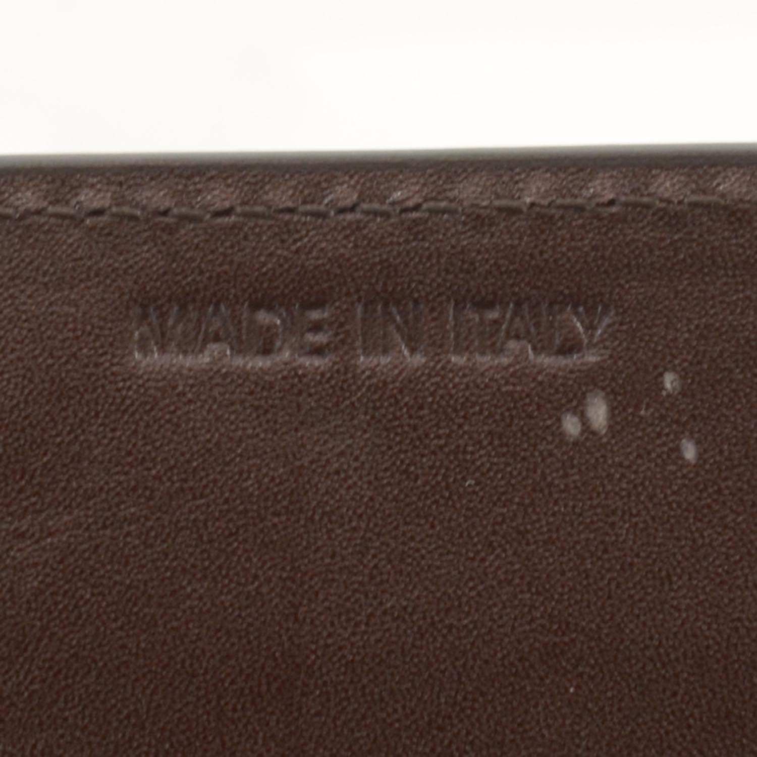 Prada Jacquard Logo Wallet Brown 9 of 9