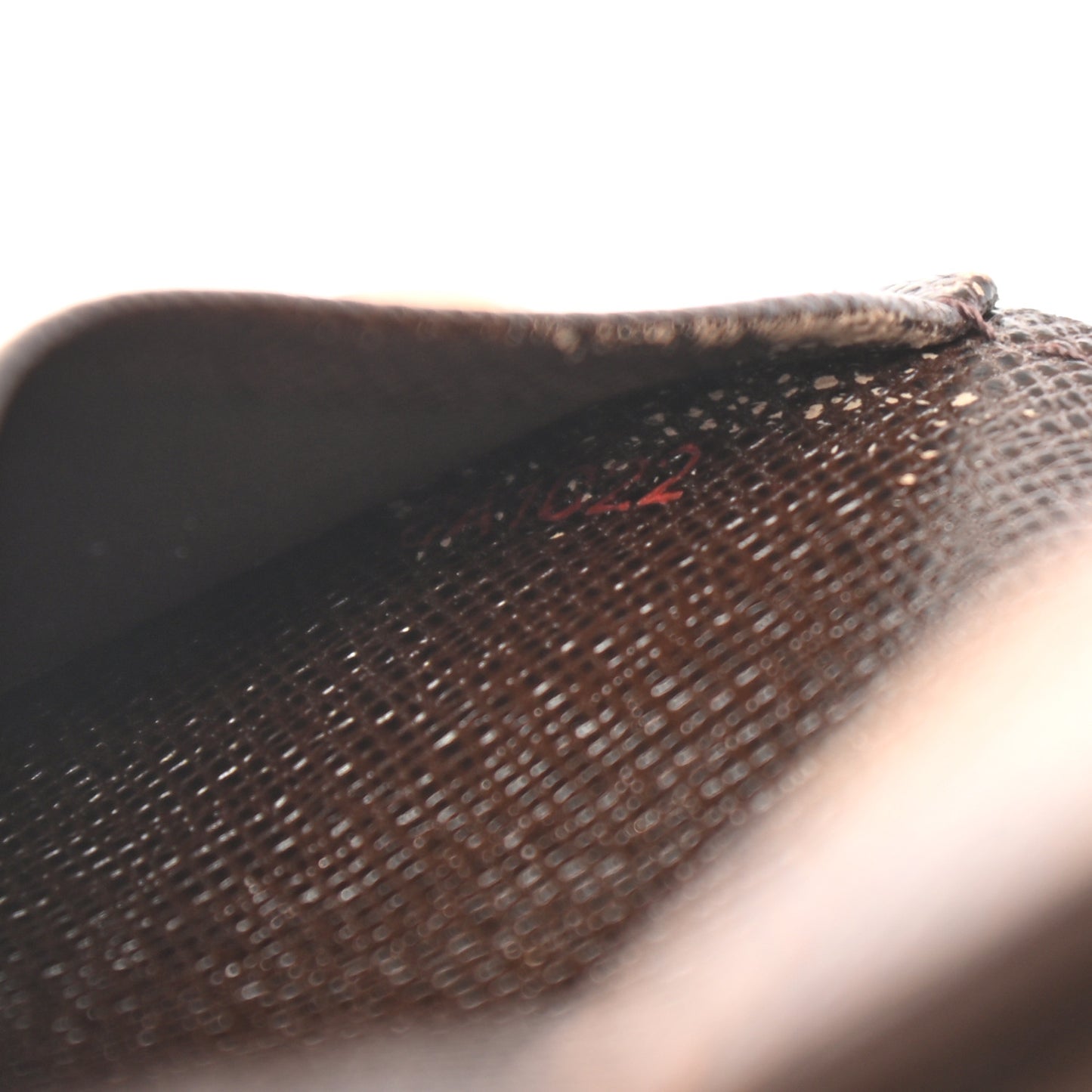 Damier Ebene Business Card Holder