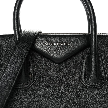 Givenchy Sugar Goatskin Striped Small Antigona Black Red 8 of 11