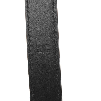 Chanel Grosgrain Lambskin Crystal Baguette Logo Belt 85 34 Black 7 of 10