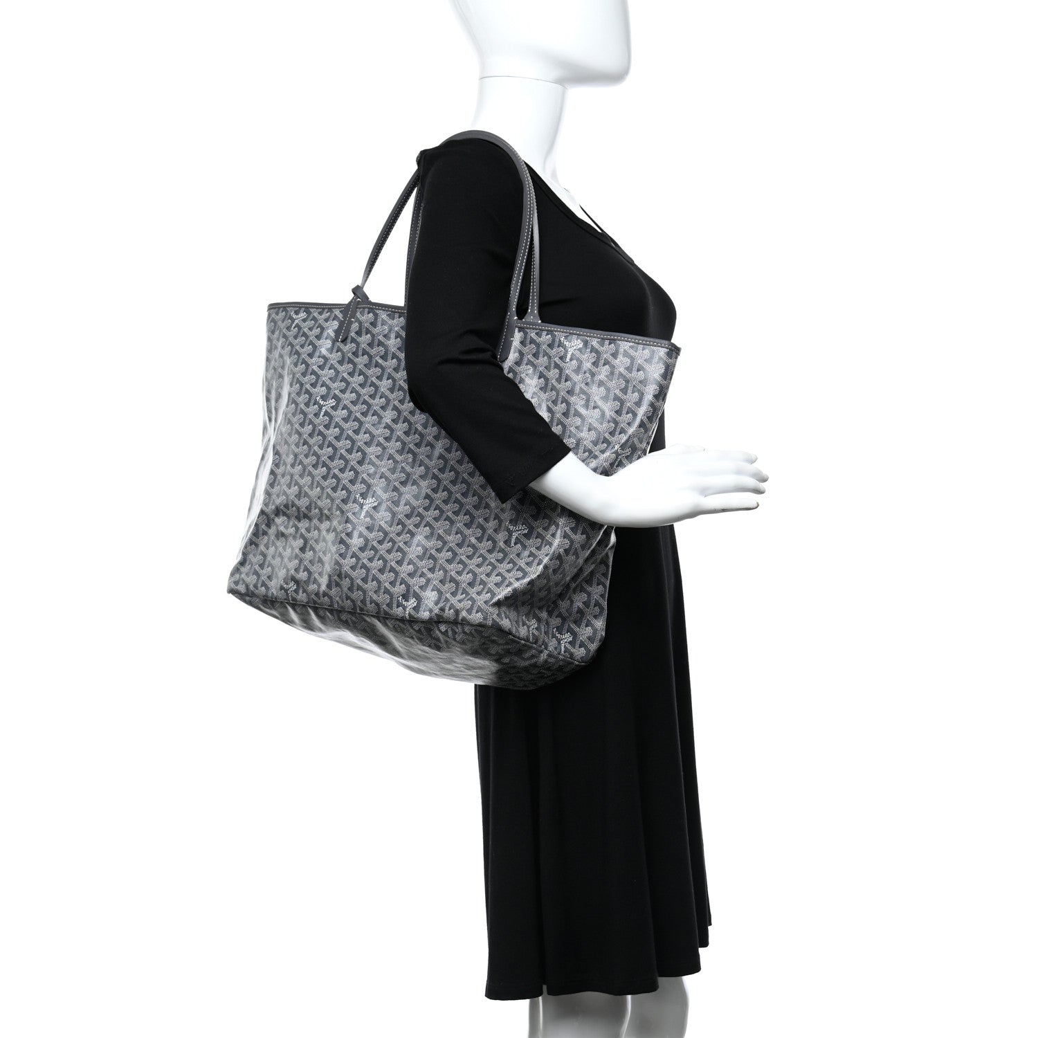 Goyard Goyardine Saint Louis GM Grey 2 of 8