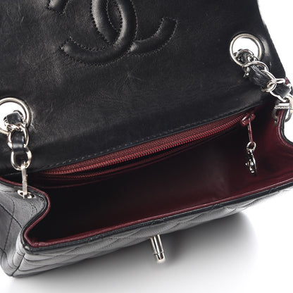 Chanel Lambskin Quilted Mini Square Flap Black 5 of 8
