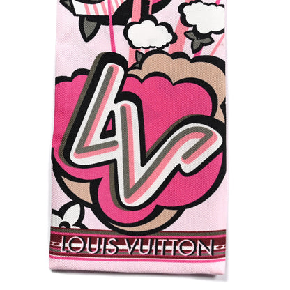 Louis Vuitton Silk Monogram Street Bandeau Rose 3 of 3