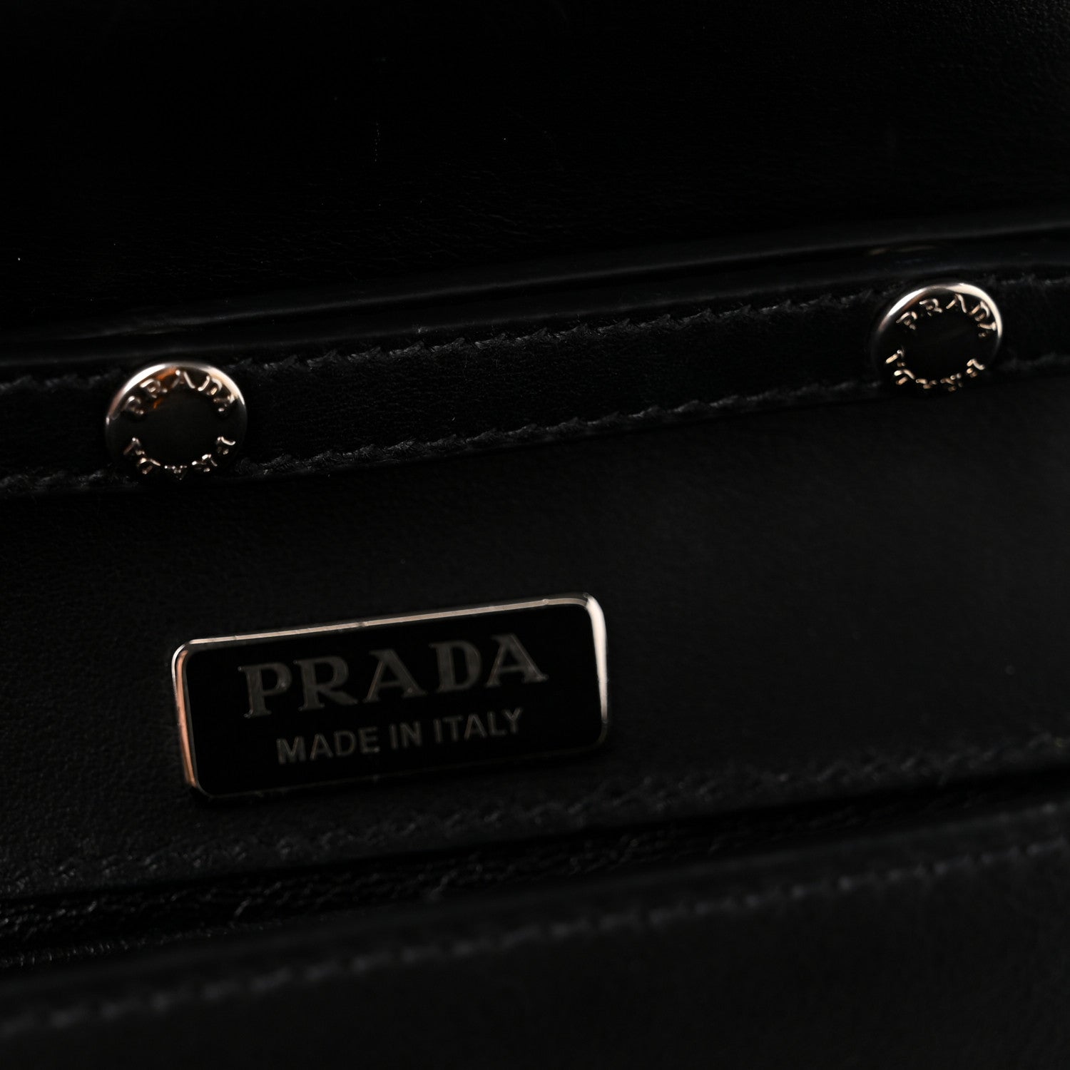 Prada City Calf Saffiano Cahier Astrology Bag Black 6 of 11