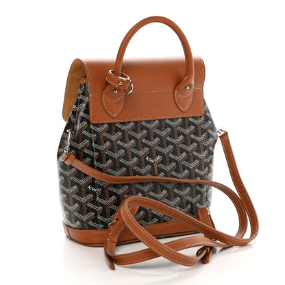 Goyard Goyardine Calfskin Mini Alpin Backpack Black Gold 5 of 17