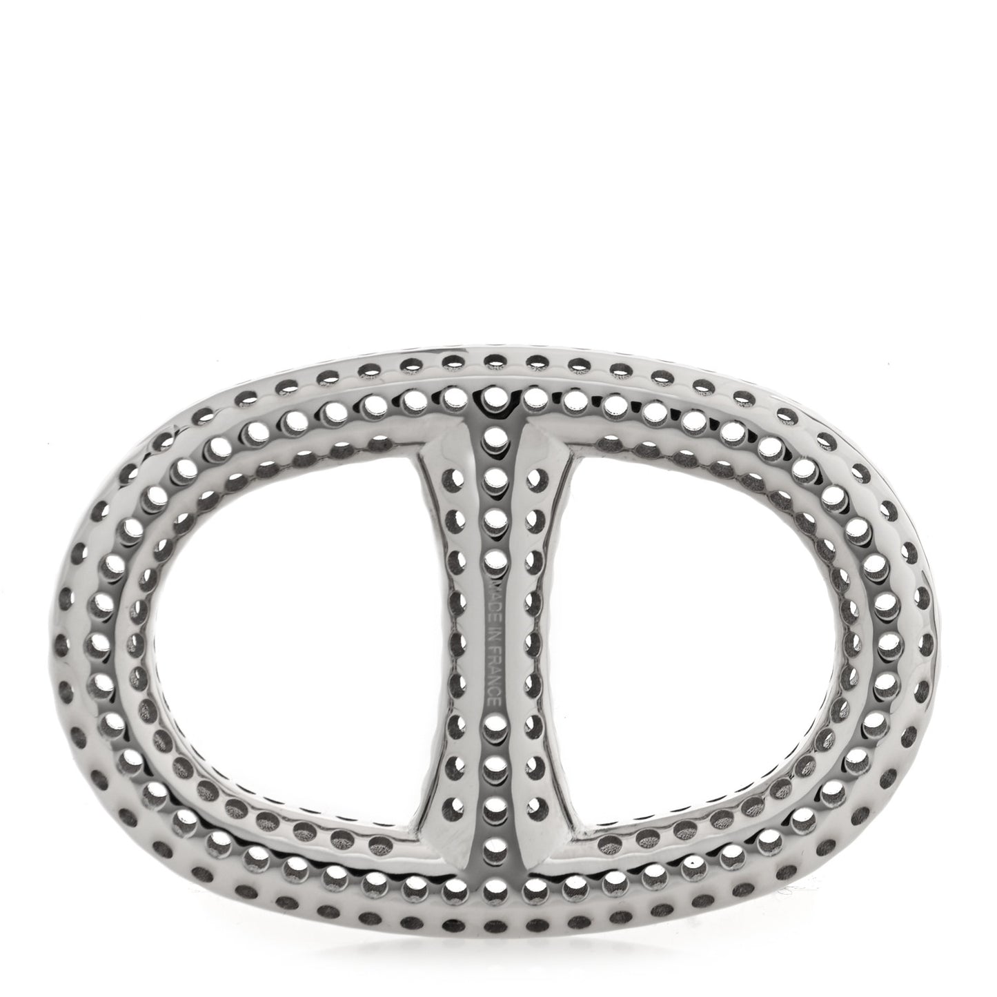 Palladium Chaine D'Ancre Perforee Scarf Ring