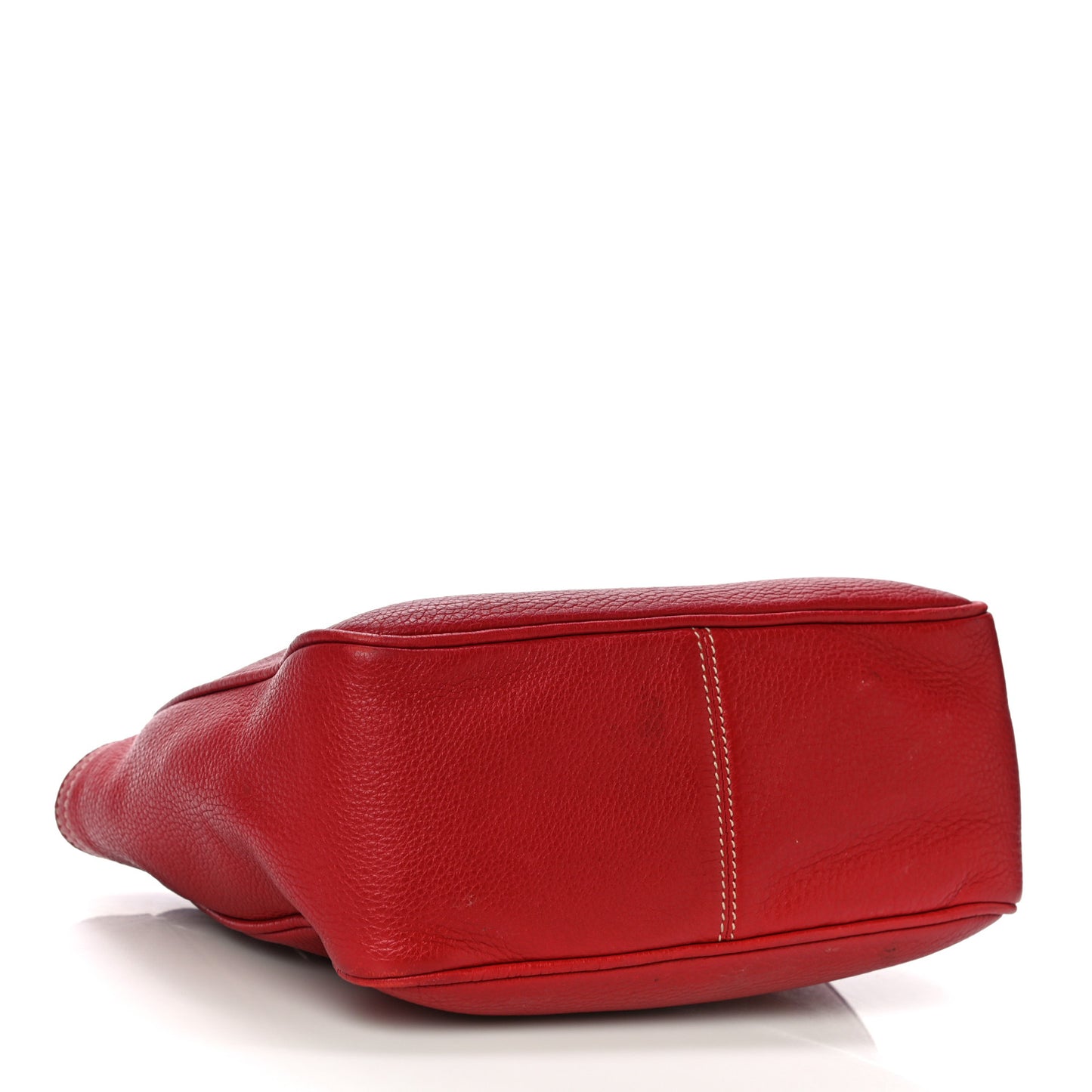Vitello Daino Rope Mini Tote Rosso
