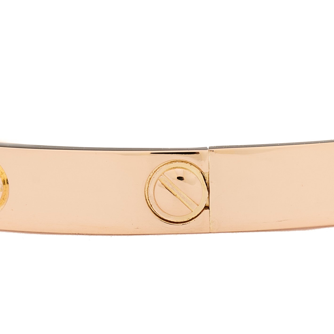 18K Pink Gold LOVE Bracelet 17