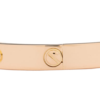 Cartier 18K Pink Gold LOVE Bracelet 17 6 of 7