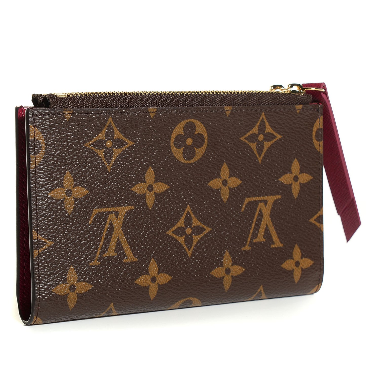 Monogram Adele Compact Wallet Fuchsia