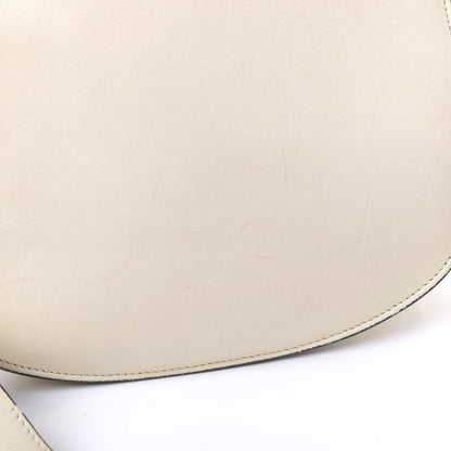 Chloe Calfskin Small Hudson Shoulder Bag Lace White 8 of 11