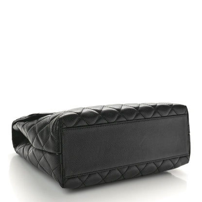 Chanel Caviar Quilted Jumbo Kelly Flap Black 4 of 11