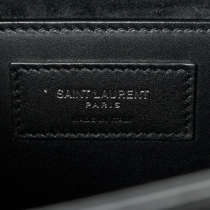 Saint Laurent Smooth Calfskin Medium Classic Monogram Kate Tassel Satchel Black 7 of 12