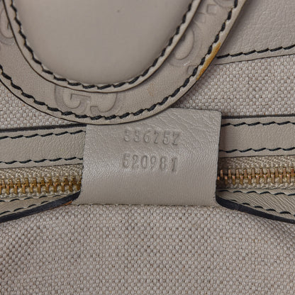 Gucci Guccissima Signature Medium Emily Shoulder Bag Mystic White 6 of 11
