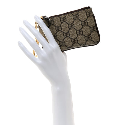 Gucci GG Supreme Monogram Key Case Brown 2 of 8