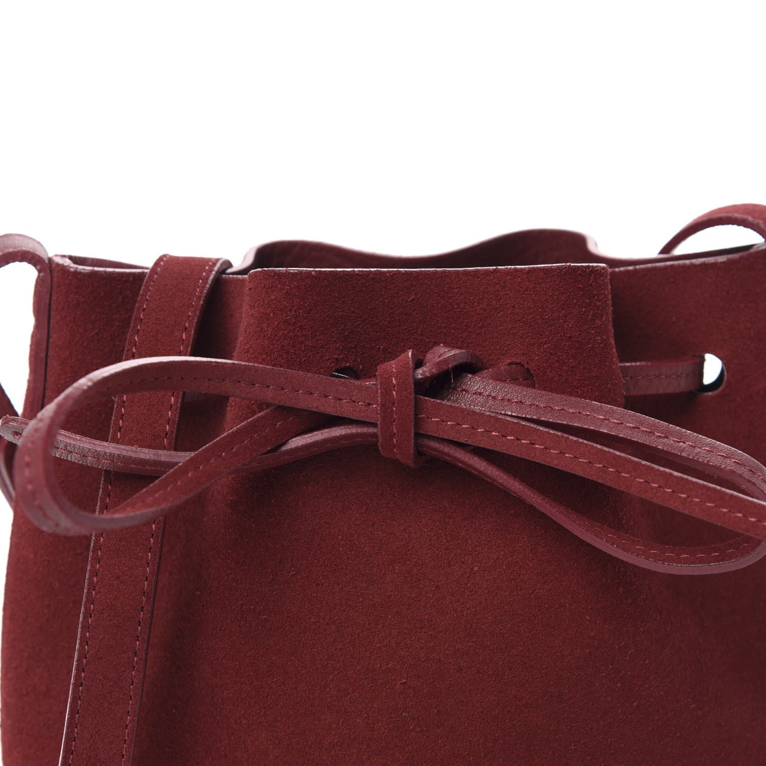 Mansur Gavriel Suede Mini Bucket Bag Rococo 10 of 10