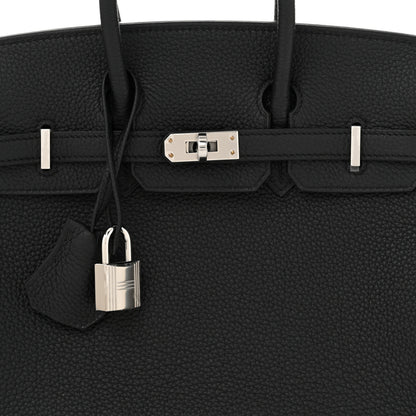 Hermes Togo Birkin 25 Black 8 of 11