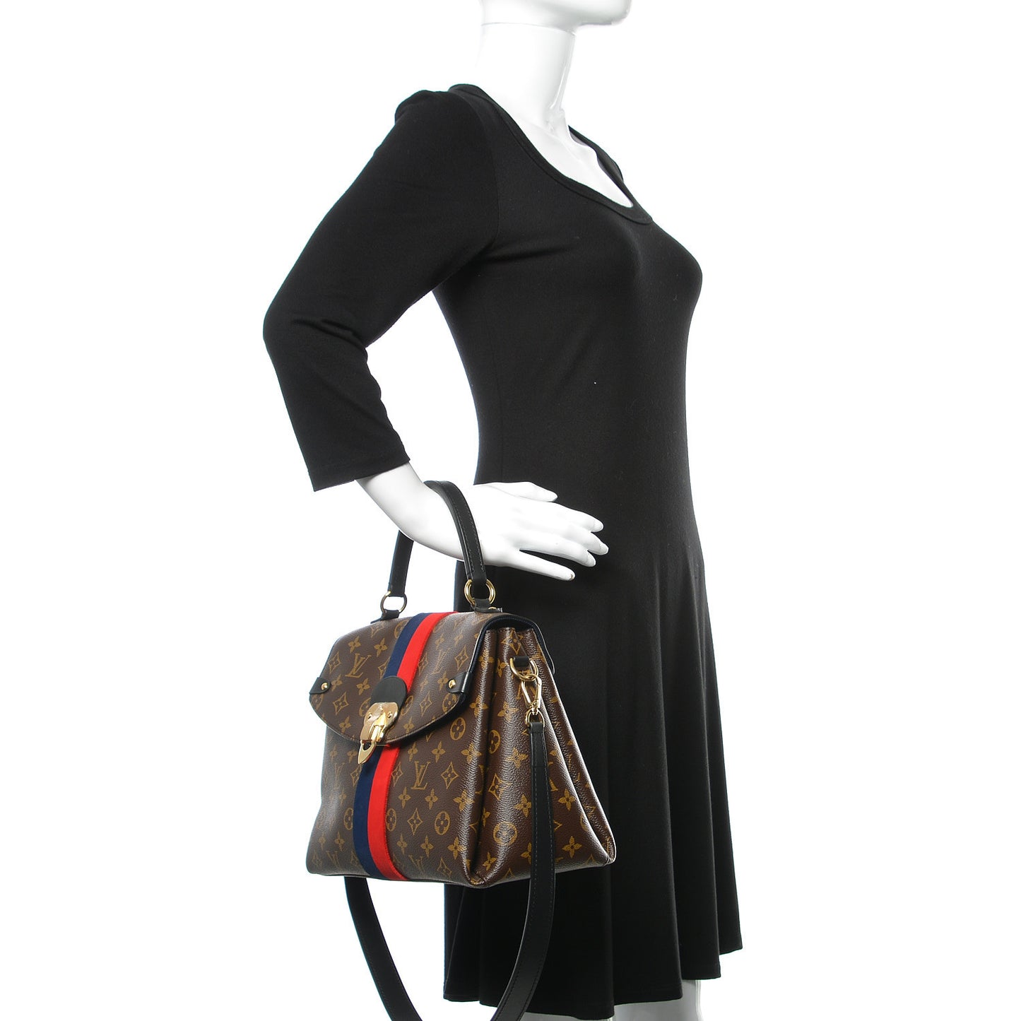 Monogram Georges MM Marine Cherry