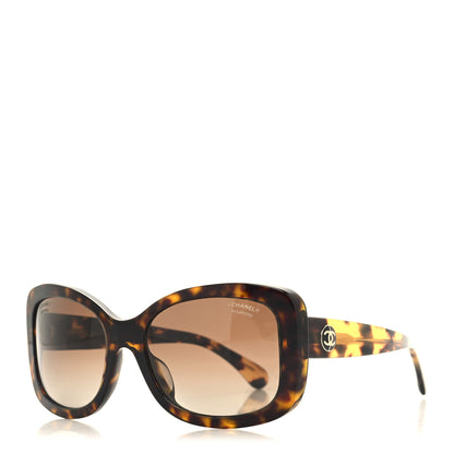 Chanel Acetate Polarized CC Sunglasses 5322 Marron Fonce 1 of 9