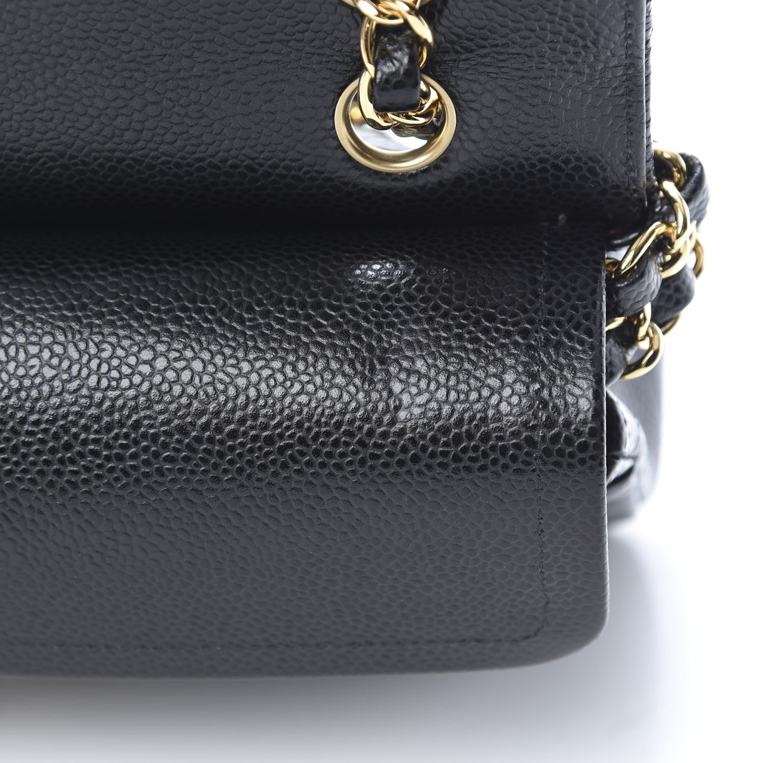 Chanel Caviar Quilted Small Double Flap Black 13 of 15