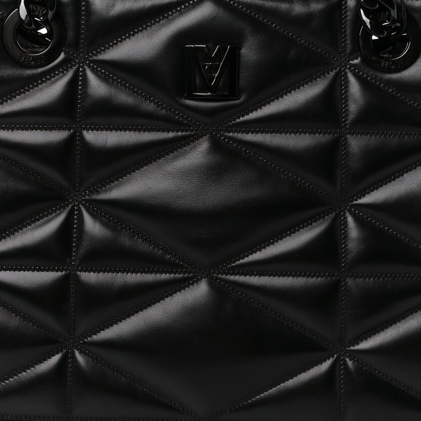 Lambskin Cloud Quilted Large Travia Tote Black