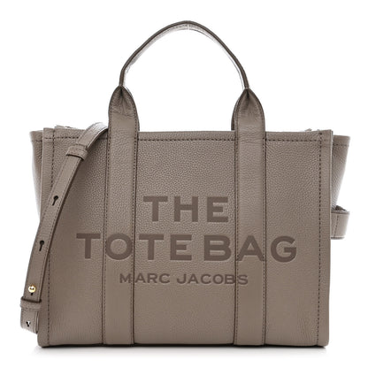 Marc Jacobs Grained Calfskin Medium The Tote Bag Cement 1 of 10