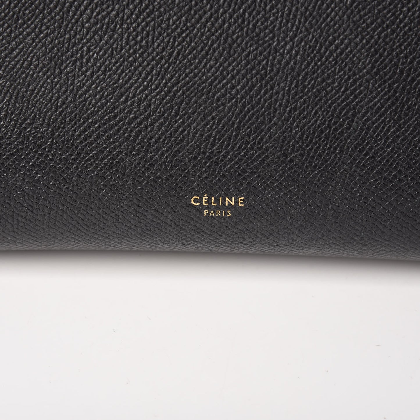 Grained Calfskin Mini Belt Bag Black
