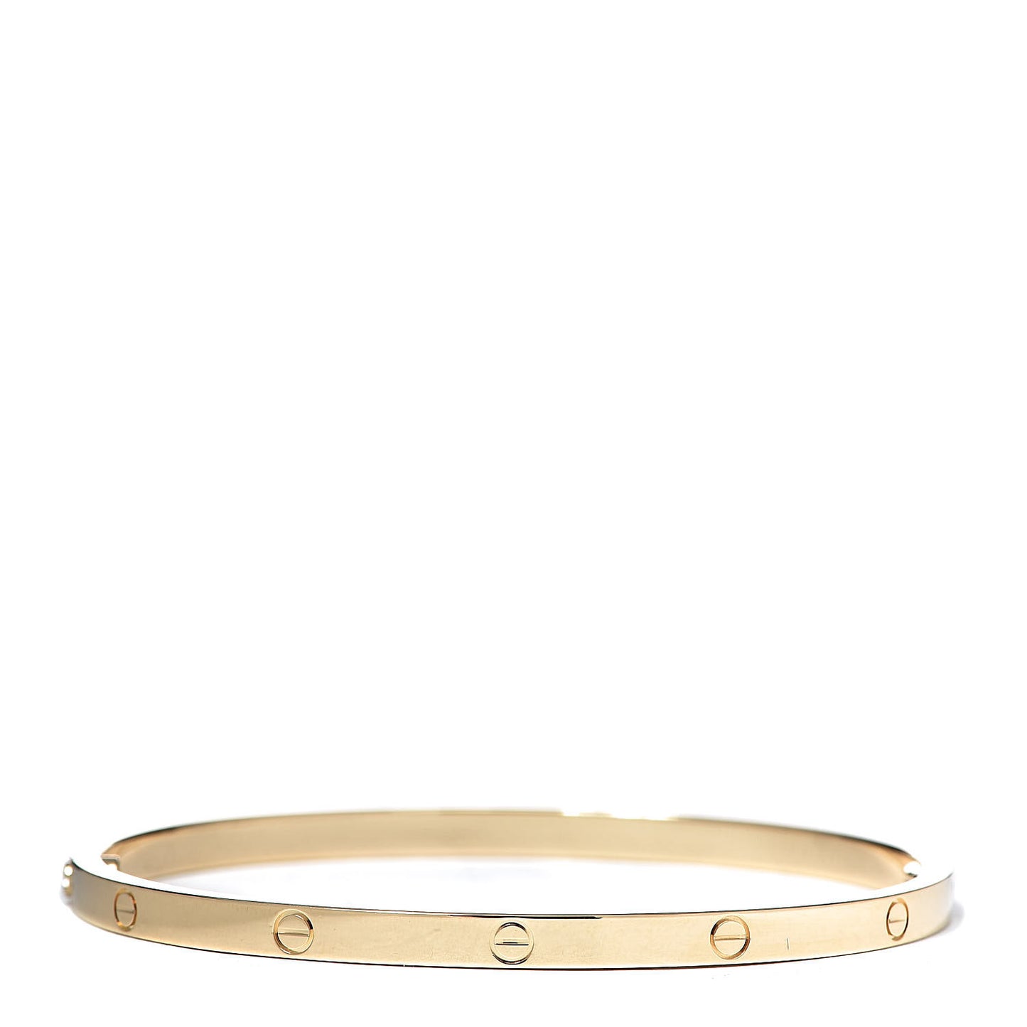 18K Yellow Gold Small LOVE Bracelet 17
