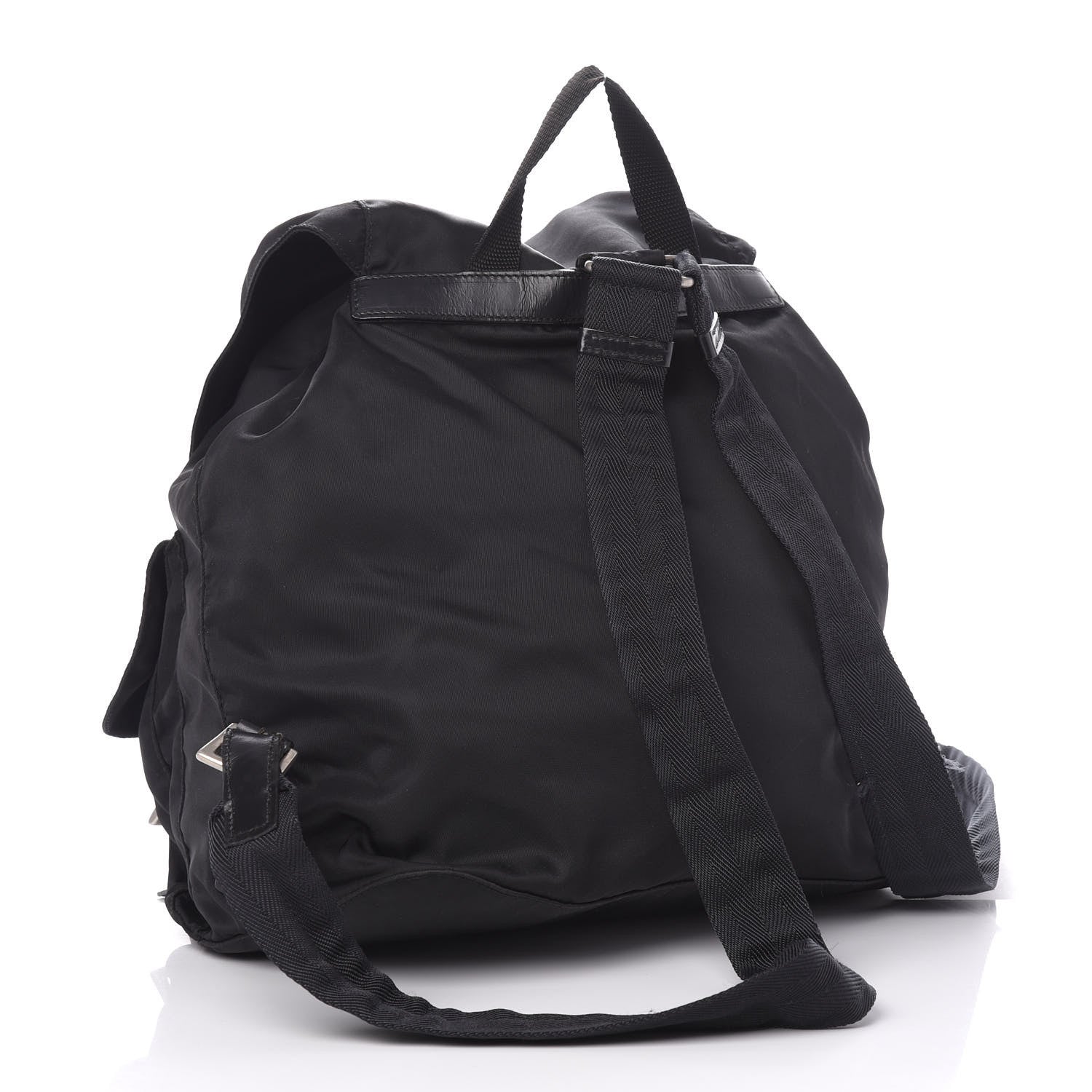 Prada Nylon Vela Medium Backpack Black 2 of 10