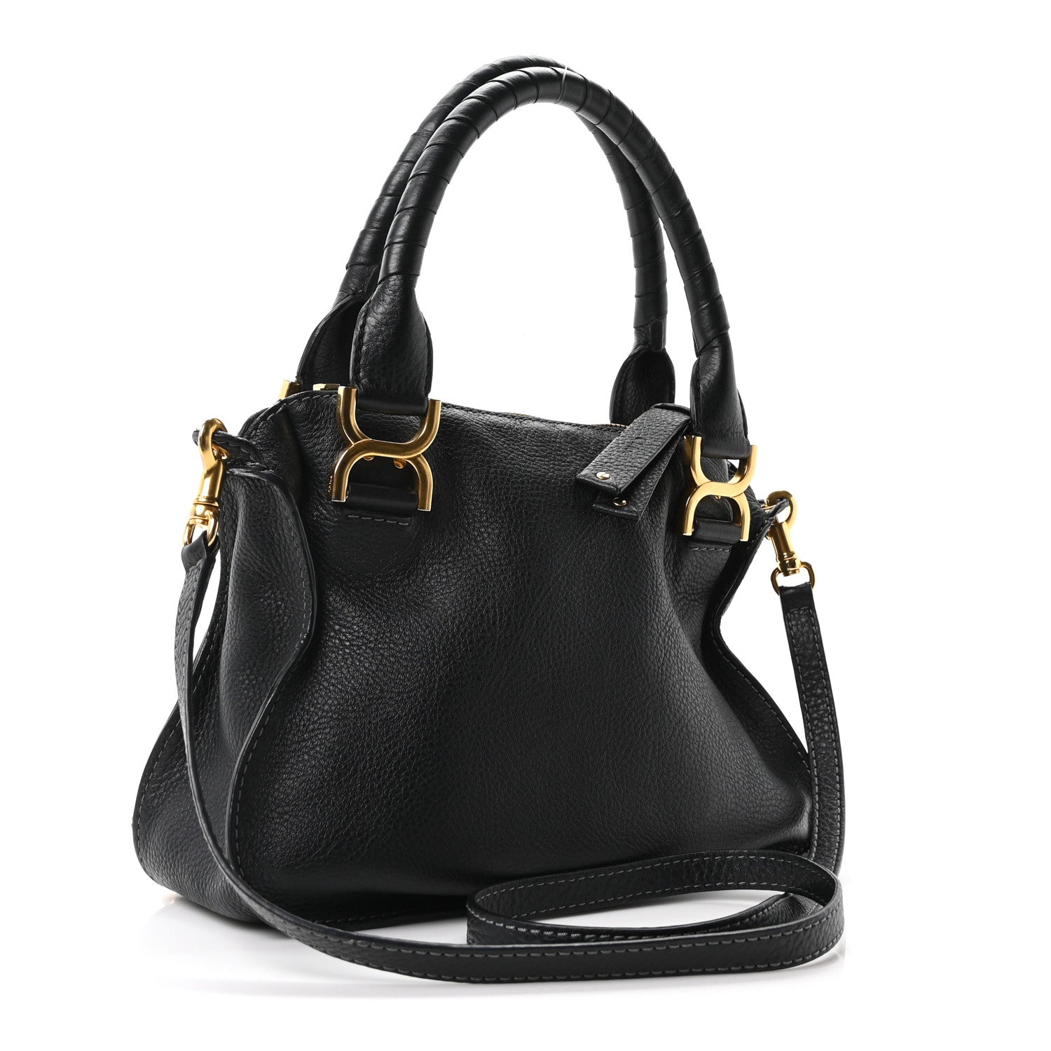 Chloe Calfskin Small Marcie Satchel Black 3 of 10