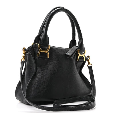 Chloe Calfskin Small Marcie Satchel Black 3 of 10