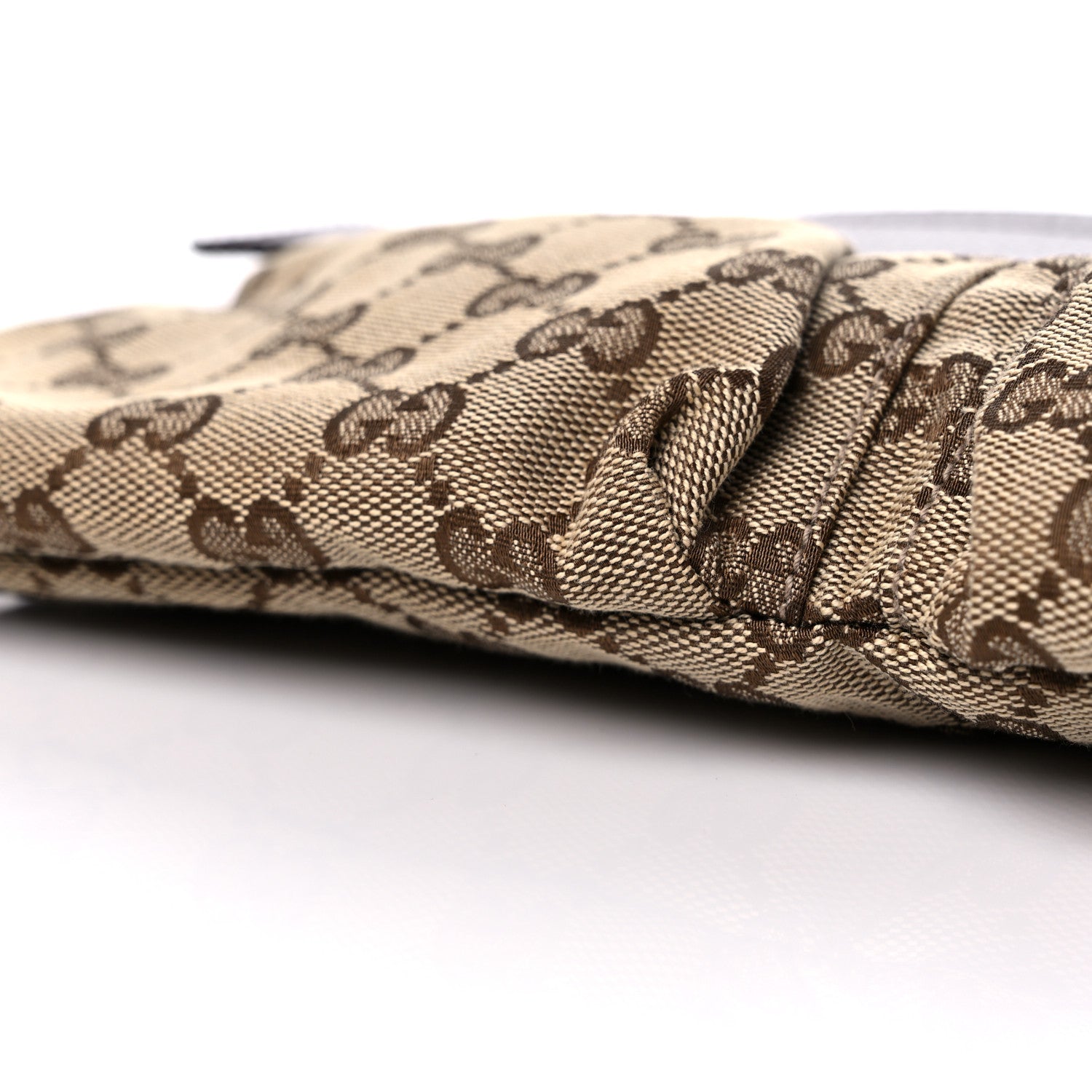 Gucci GG Monogram Double Pocket Belt Bag Dark Brown 13 of 15