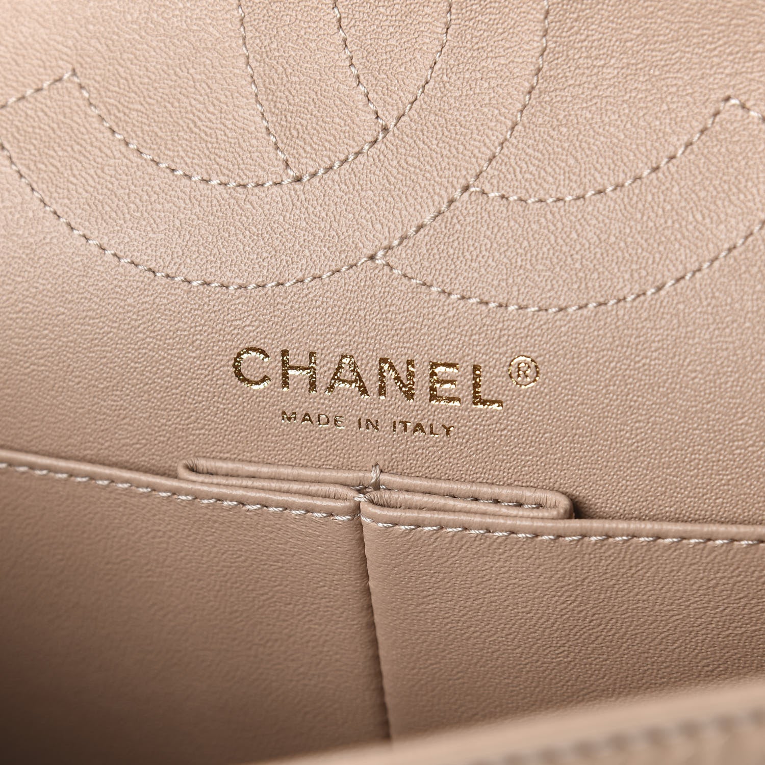 Chanel Aged Calfskin Chevron Quilted 2.55 Reissue 226 Flap Beige 6 of 8
