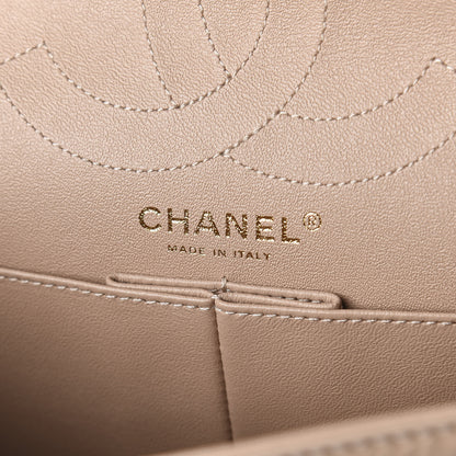 Chanel Aged Calfskin Chevron Quilted 2.55 Reissue 226 Flap Beige 6 of 8
