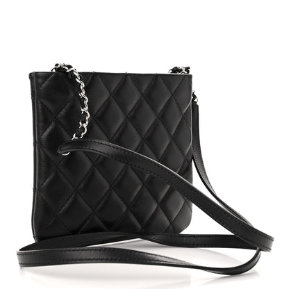 Chanel Lambskin Quilted Crossbody Bag Black 3 of 11