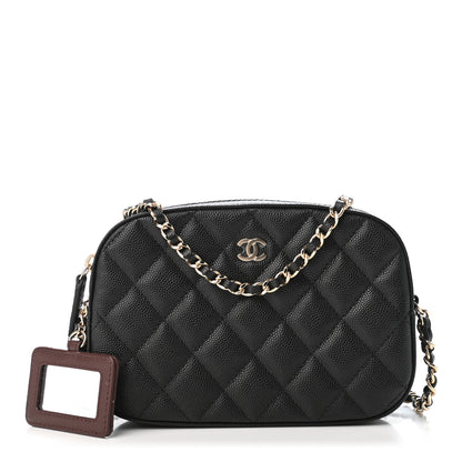 Chanel Caviar Quilted Vanity With Chain Black 1 of 4