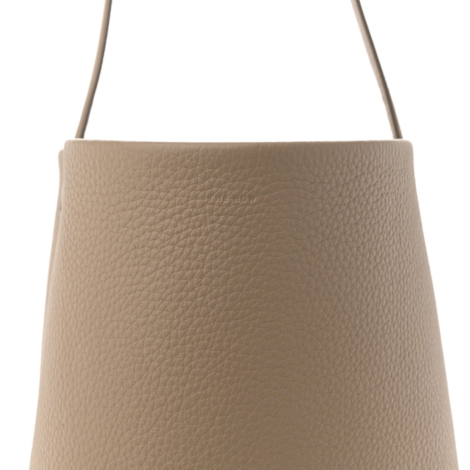The Row Grained Calfskin Medium N/S Park Tote Dark Taupe 8 of 11