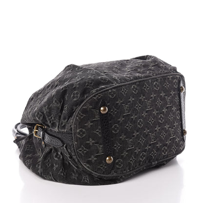 Louis Vuitton Denim Mahina XL Black 4 of 8