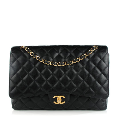 Chanel Caviar Quilted Maxi Double Flap Black 1 of 8