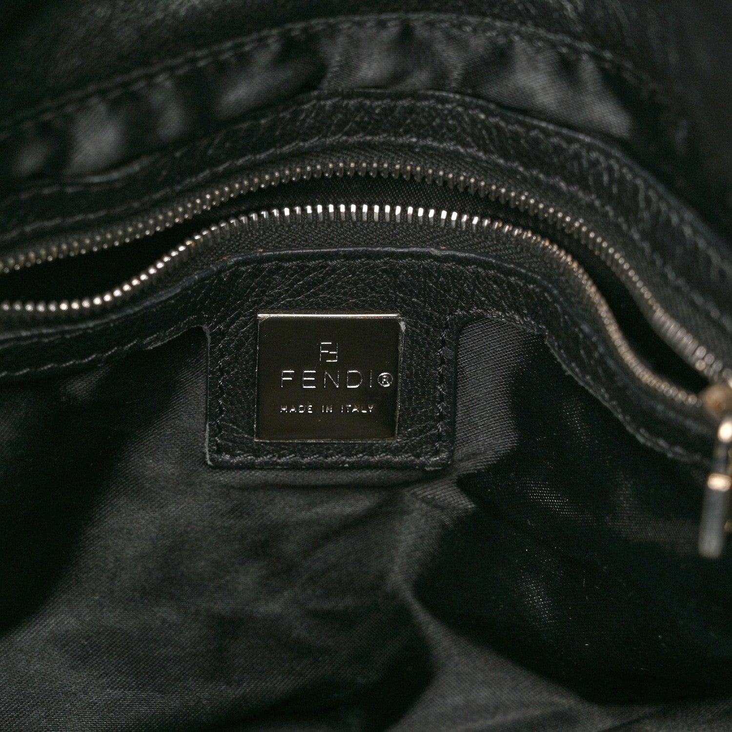 Fendi Lambskin Mama Baguette Black 6 of 12